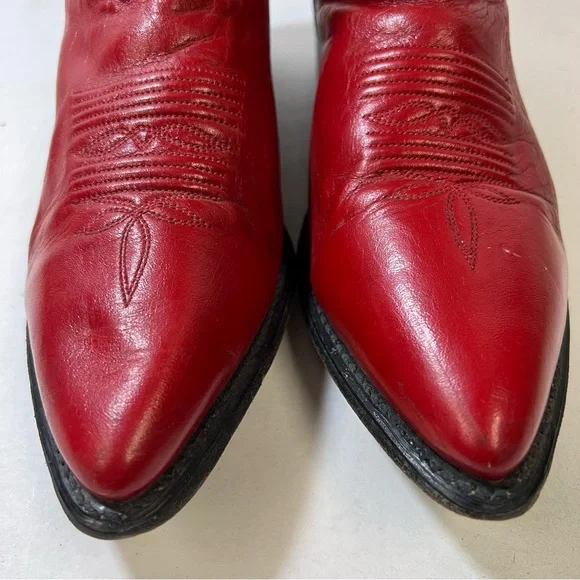 COPY - Vintage 1995 Limited Edition Holiday Christmas Cowboy Western Boots Acme…